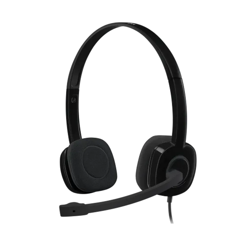 LOGITECH WIRED HEADSET H151 ANALOGUE BLACK